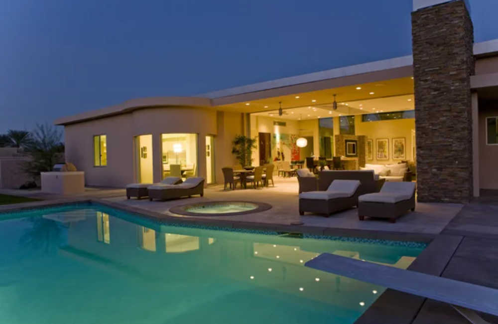 Pool + Hardscape Design Packages (1) About Blue Water Pool